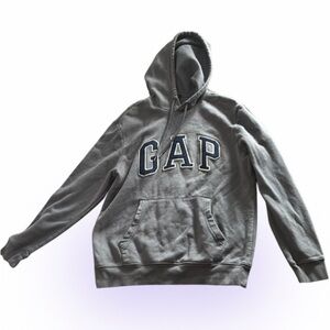 Gap Grey logo pullover sweater Sz Small